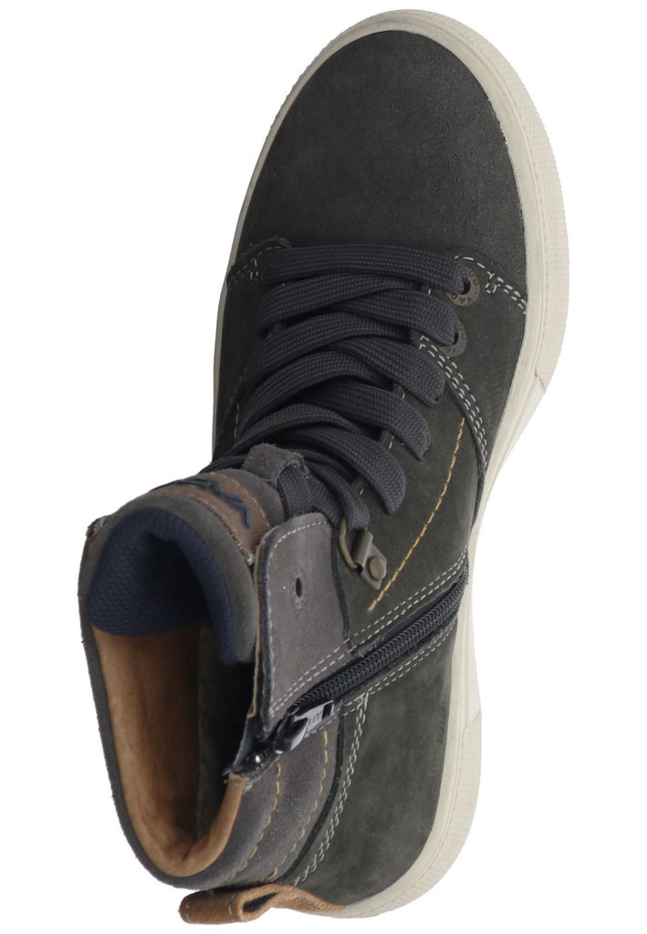 VADO Sneaker Leder Dunkelgrau Warmfutter