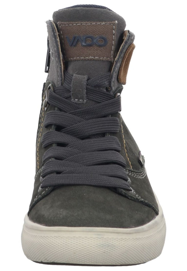 VADO Sneaker Leder Dunkelgrau Warmfutter