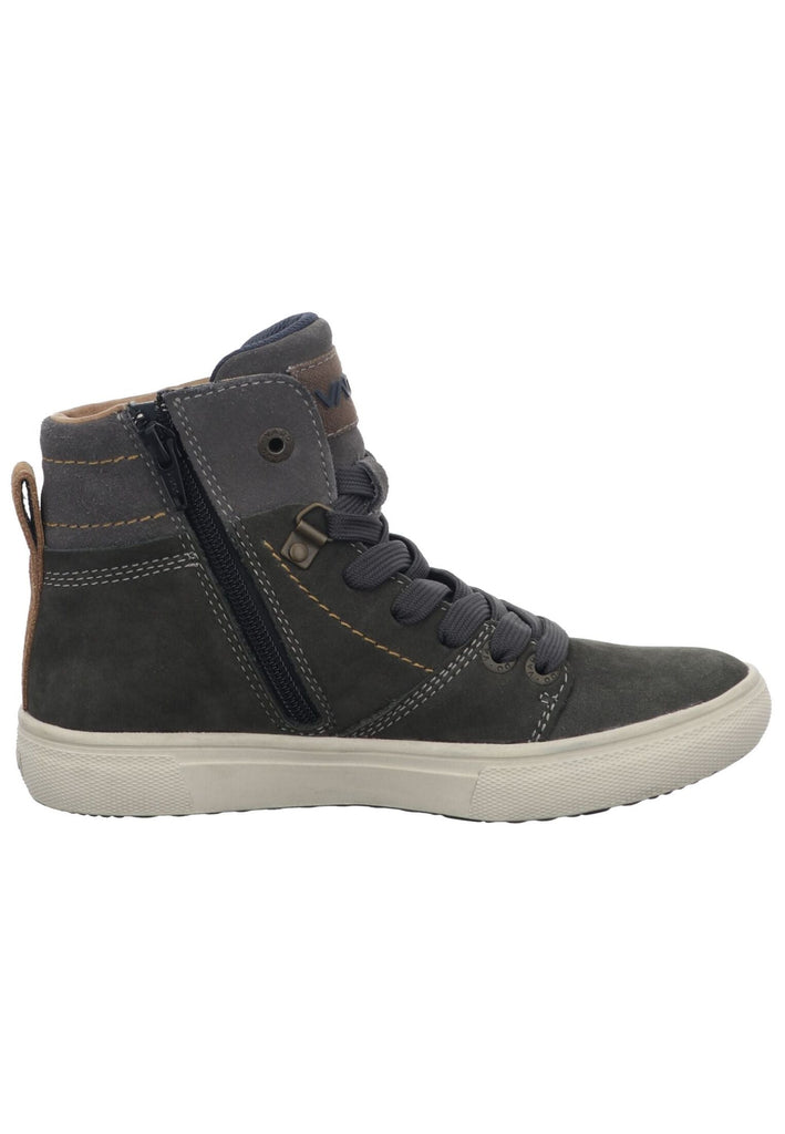 VADO Sneaker Leder Dunkelgrau Warmfutter