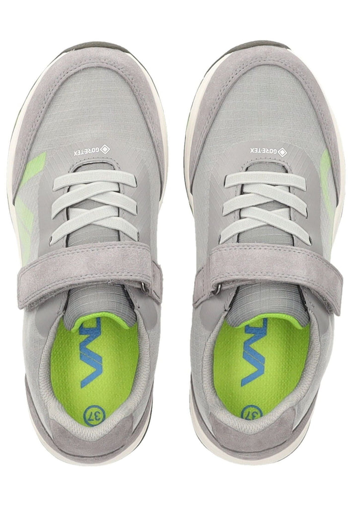 VADO Sneaker Leder Grau/Grün
