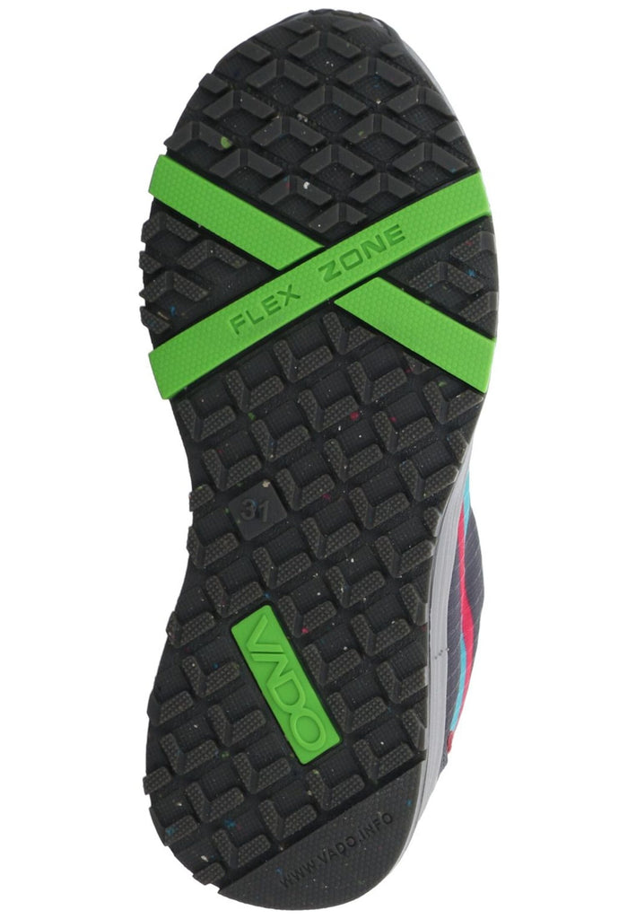 VADO Sneaker Lederimitat/Mesh Grau