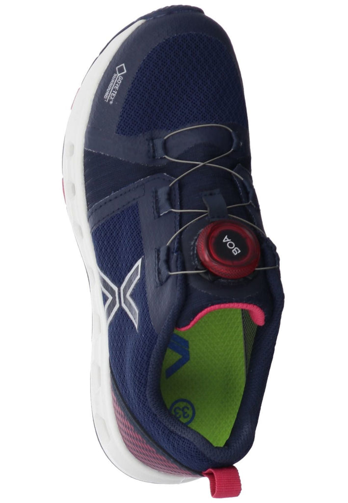 VADO Sneaker Lederimitat/Mesh Ocean