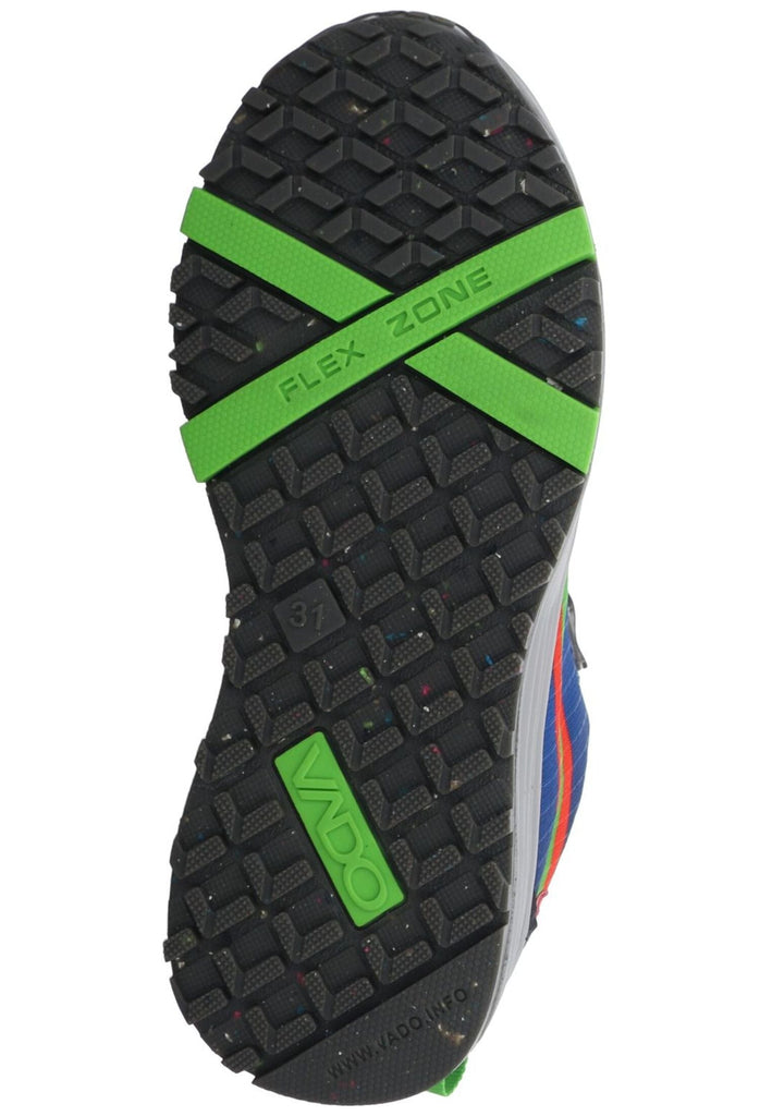 VADO Sneaker Lederimitat/Mesh Petrol