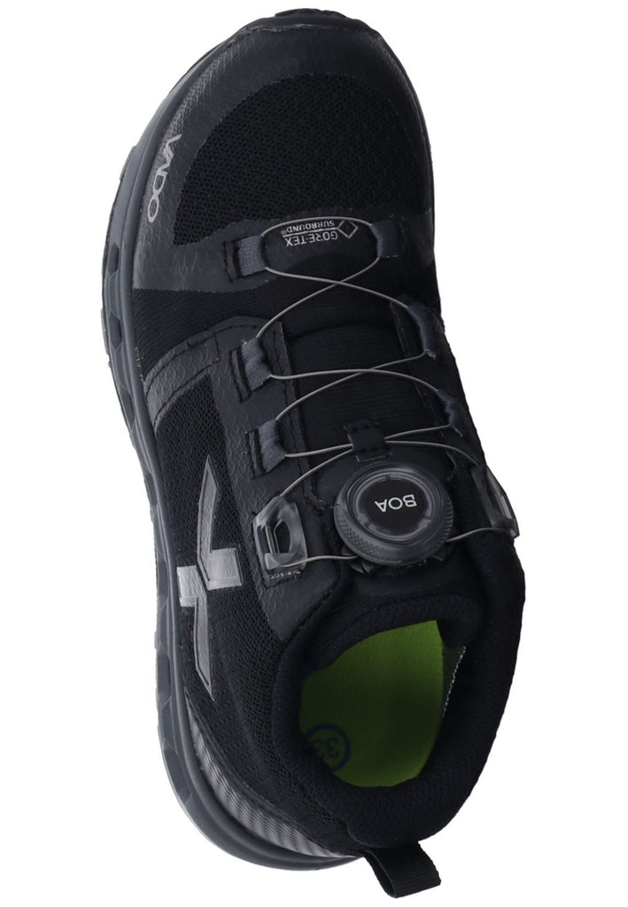 VADO Sneaker Lederimitat/Mesh Schwarz