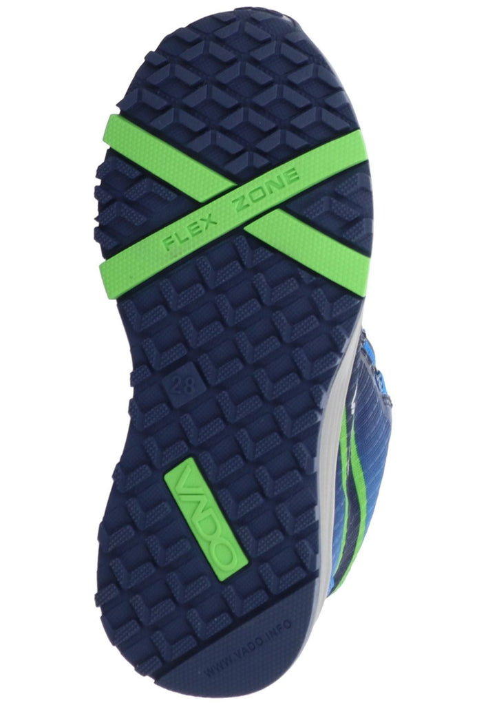 VADO Sneaker Lederimitat/Textil Blau