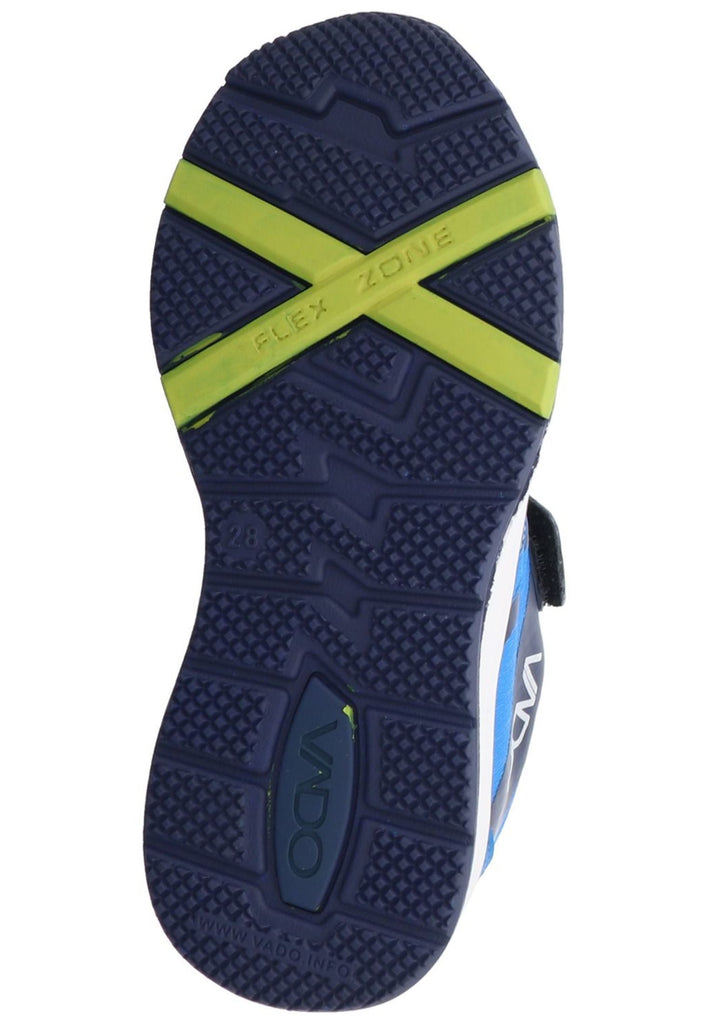 VADO Sneaker Lederimitat/Textil Blau