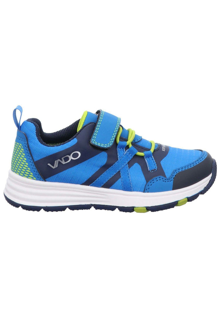 VADO Sneaker Lederimitat/Textil Blau/Schwarz
