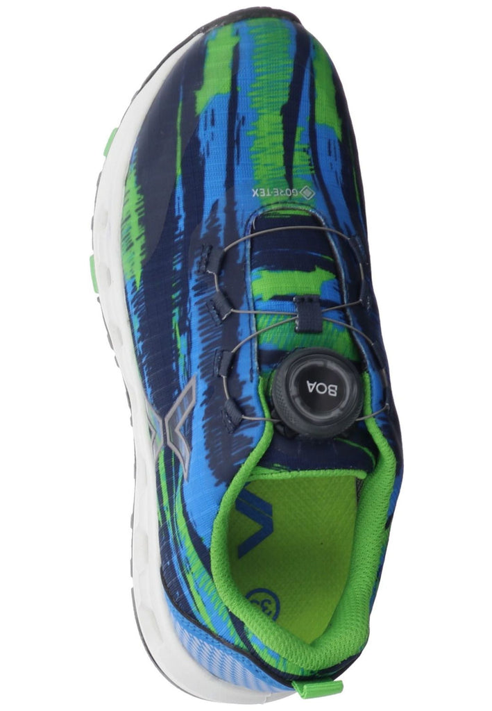 VADO Sneaker Textil Blau/Grün