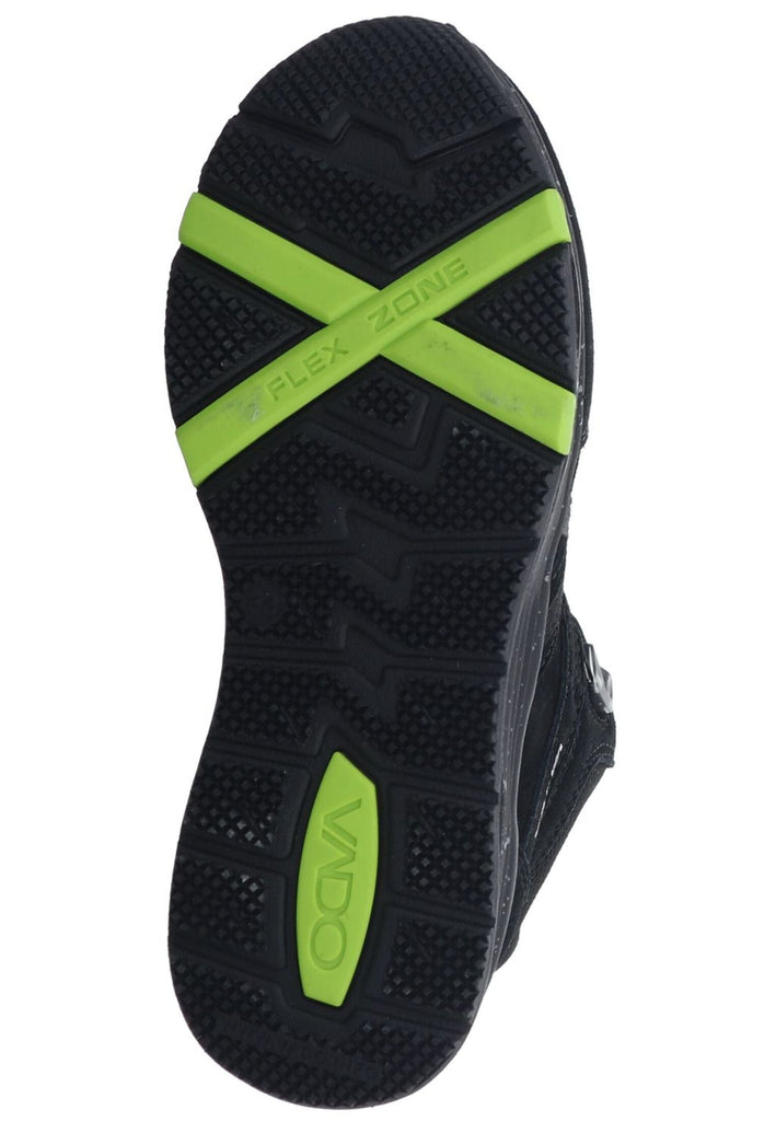 VADO Sneaker Veloursleder Schwarz