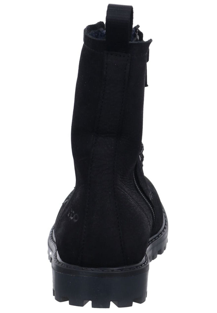 VADO Stiefelette Leder Schwarz Warmfutter