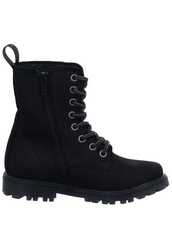 VADO Stiefelette Leder Schwarz Warmfutter