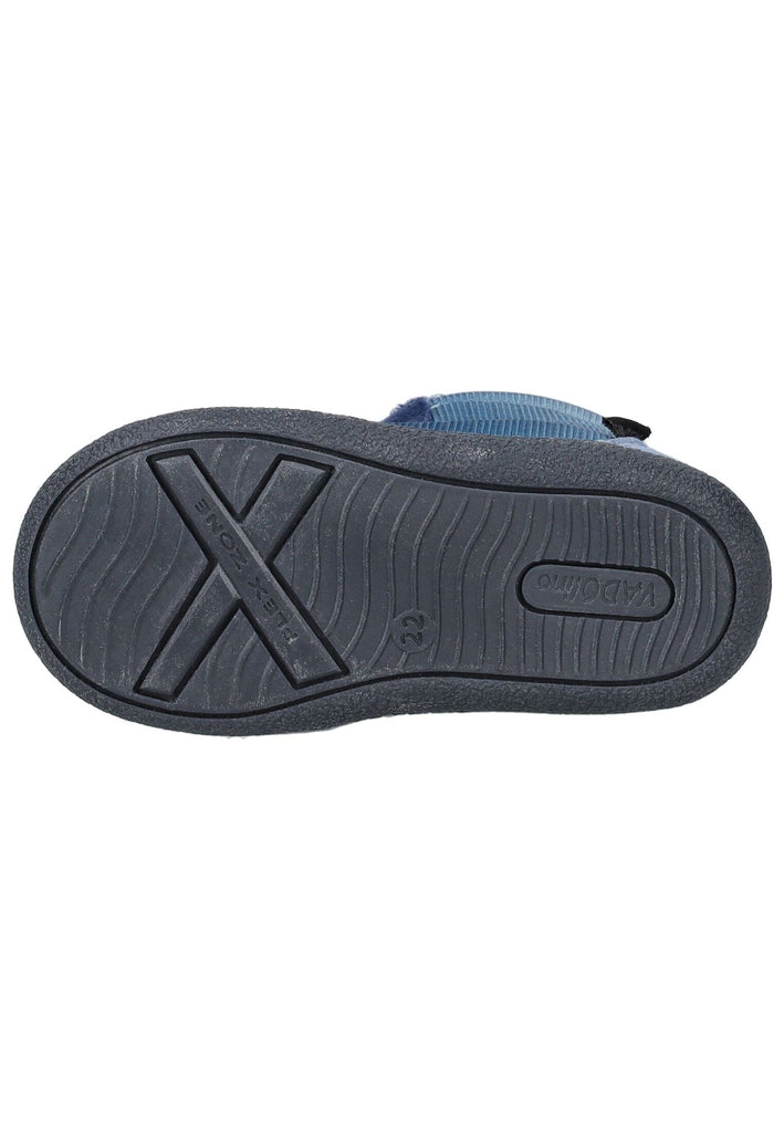 VADO Stiefelette Lederimitat/Mesh Navy Warmfutter