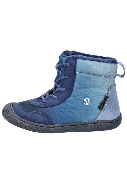 VADO Stiefelette Lederimitat/Mesh Navy Warmfutter