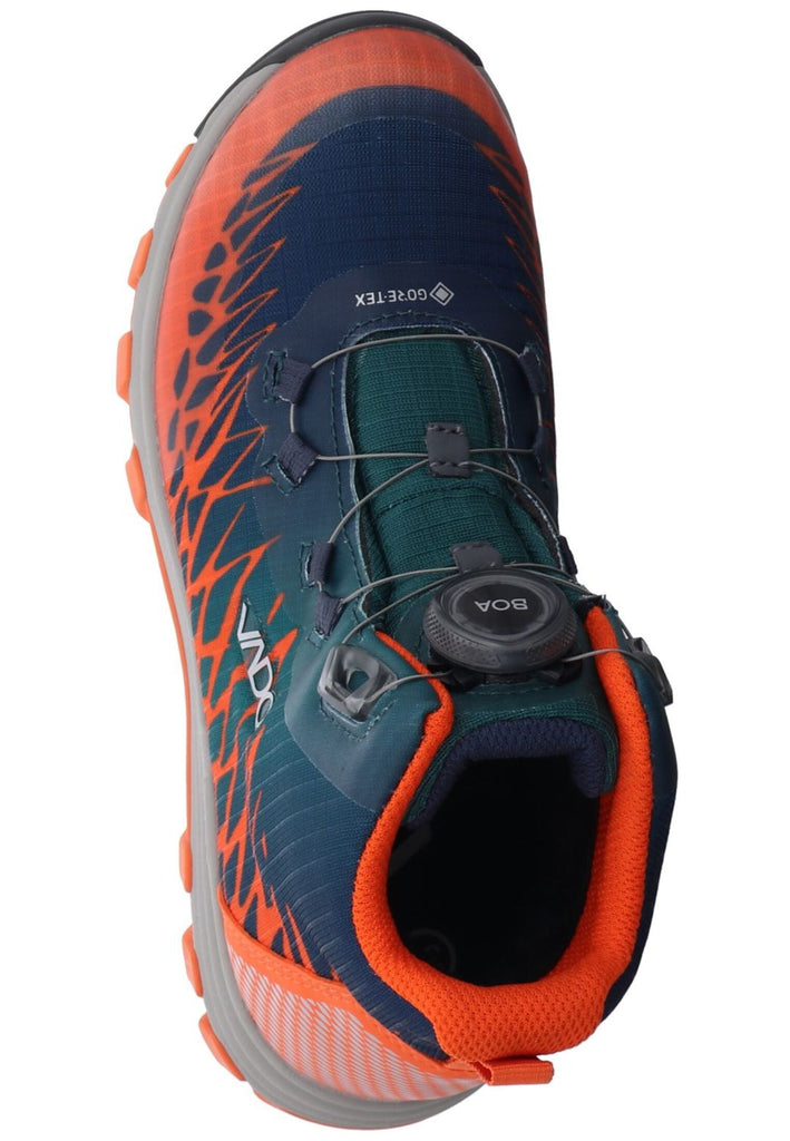 VADO Stiefelette Lederimitat/Mesh Oliv Warmfutter