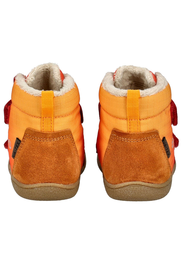 VADO Stiefelette Lederimitat/Mesh Orange Warmfutter