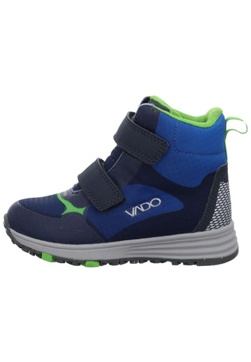 VADO Stiefelette Lederimitat/Textil See Warmfutter