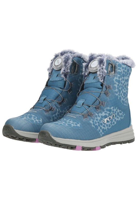 VADO Stiefelette Mesh Jeans Warmfutter