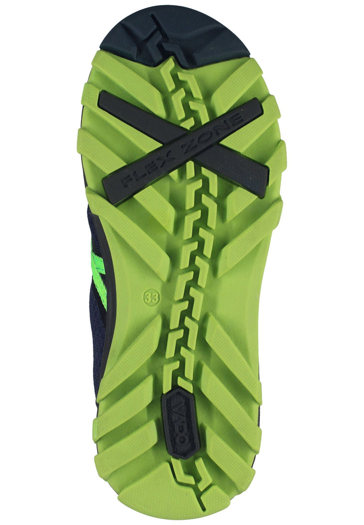 VADO Stiefelette Mesh Navy Warmfutter