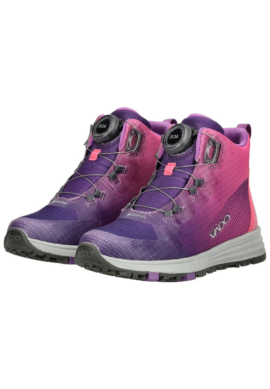 VADO Stiefelette Mesh Violett/Pink Warmfutter