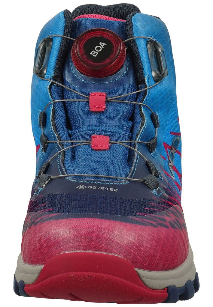 VADO Wanderschuhe Lederimitat/Mesh Blau Warmfutter