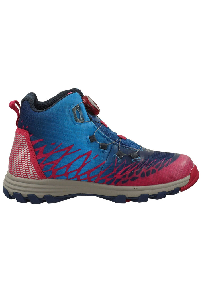 VADO Wanderschuhe Lederimitat/Mesh Blau Warmfutter