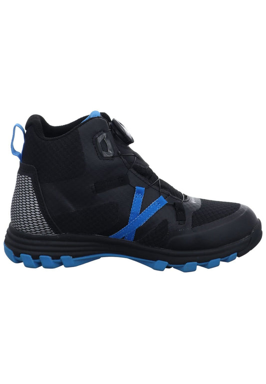 VADO Wanderschuhe Lederimitat/Mesh Schwarz Warmfutter