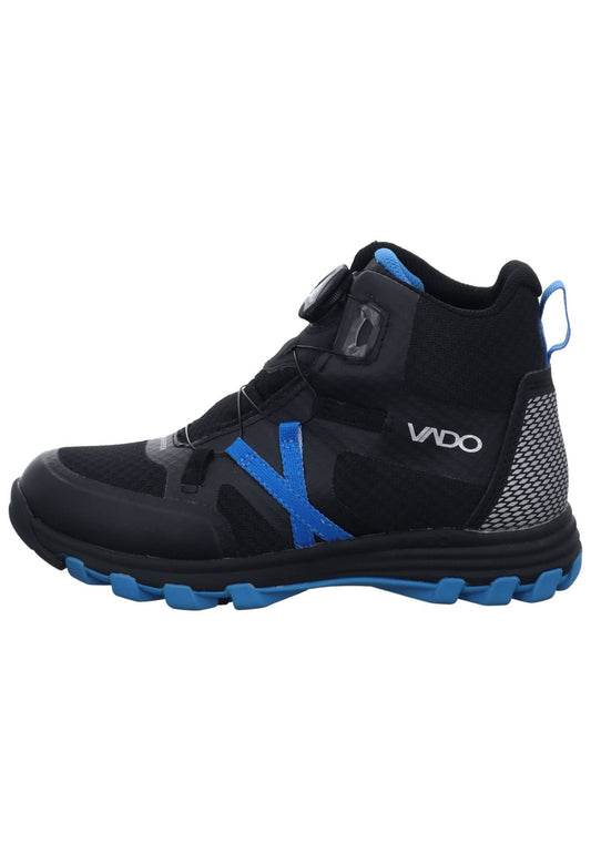 VADO Wanderschuhe Lederimitat/Mesh Schwarz Warmfutter