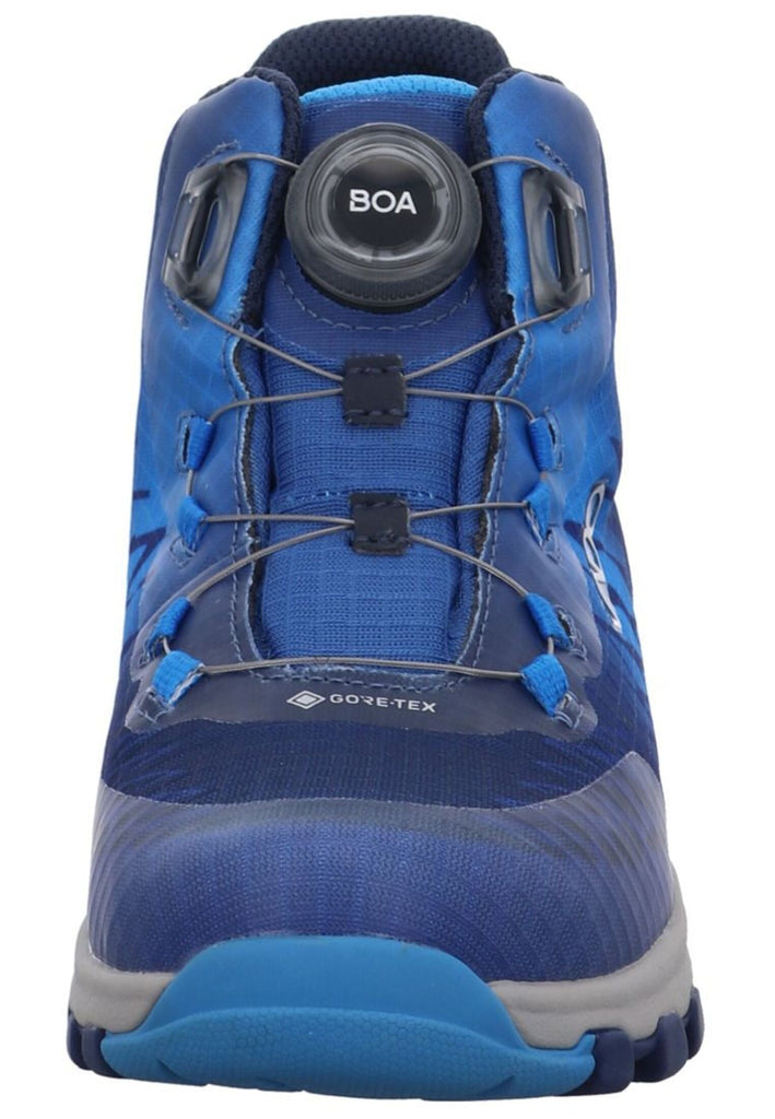 VADO Wanderschuhe Lederimitat/Textil Blau Warmfutter