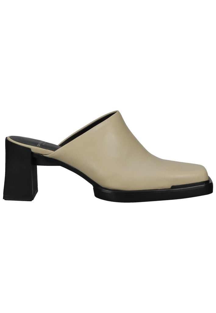 Vagabond Pantoletten Leder Beige/Schwarz