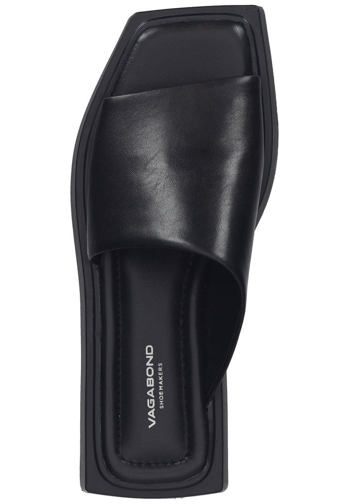 Vagabond Pantoletten Leder Schwarz