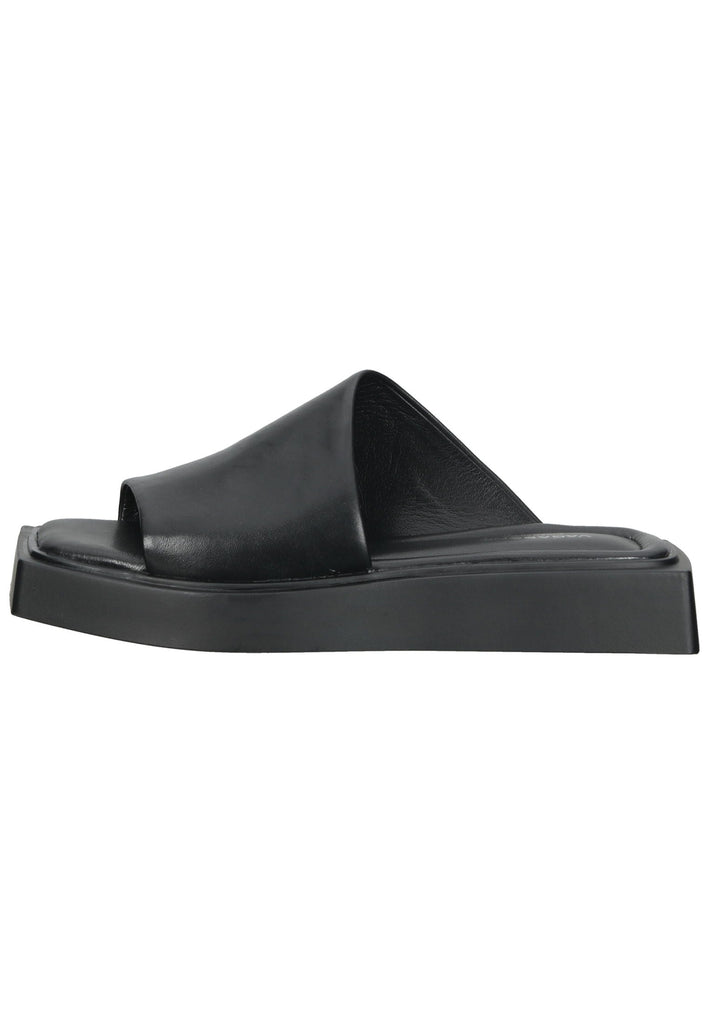 Vagabond Pantoletten Leder Schwarz