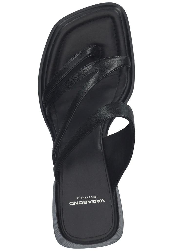Vagabond Pantoletten Leder Schwarz