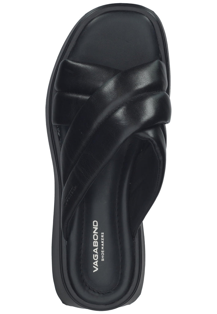 Vagabond Pantoletten Leder Schwarz