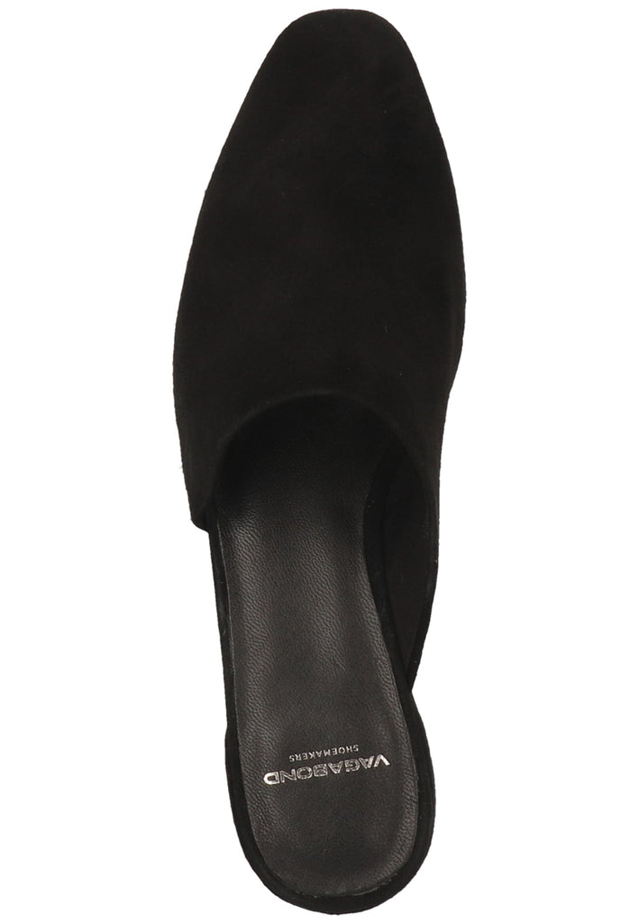 Vagabond Pantoletten Veloursleder Schwarz