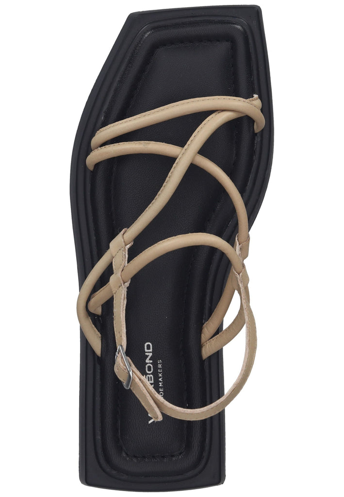 Vagabond Sandalen Leder Beige/Schwarz