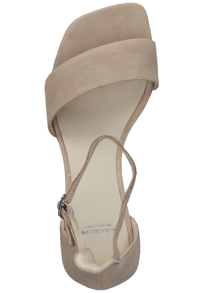 Vagabond Sandalen Veloursleder Beige