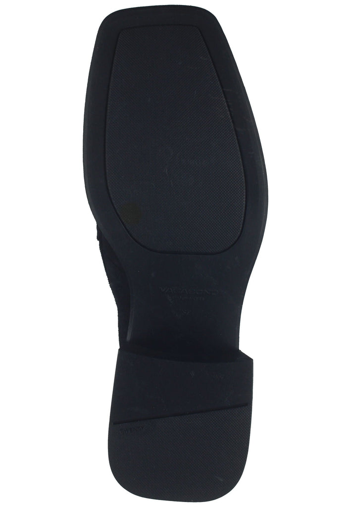 Vagabond Slipper Veloursleder Schwarz