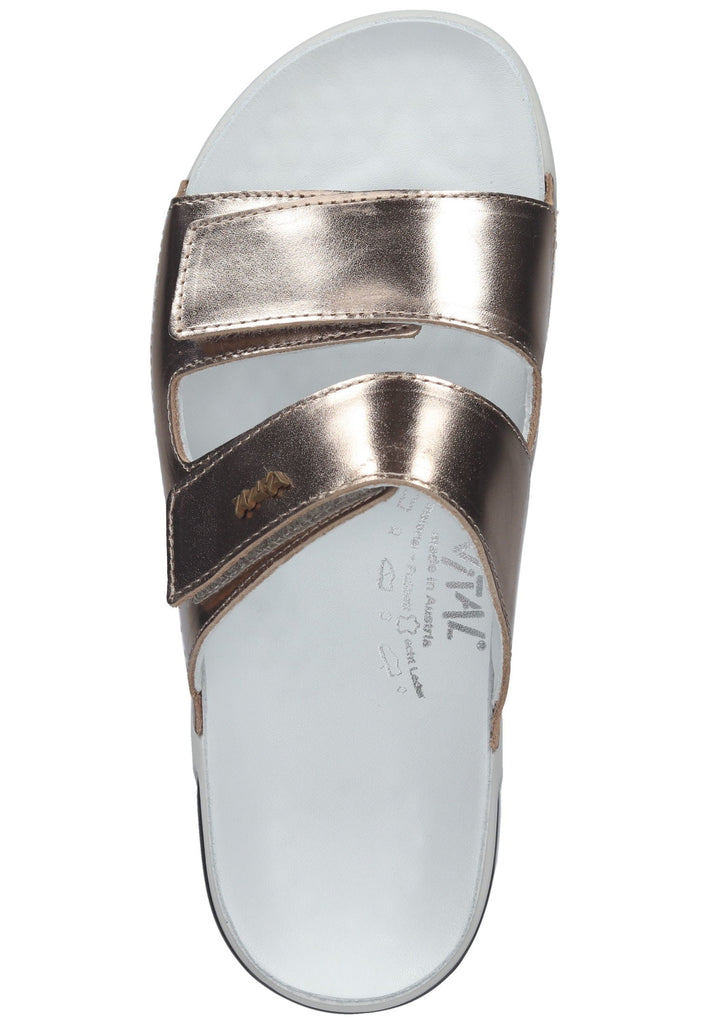 Vital Pantoletten Glattleder Rosegold