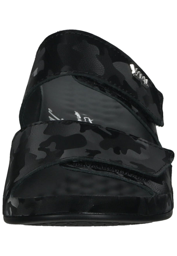 Vital Pantoletten Glattleder Schwarz