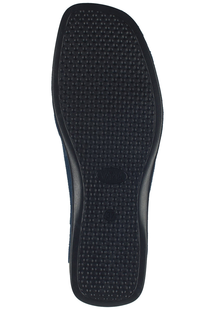 Vital Pantoletten Leder Blau