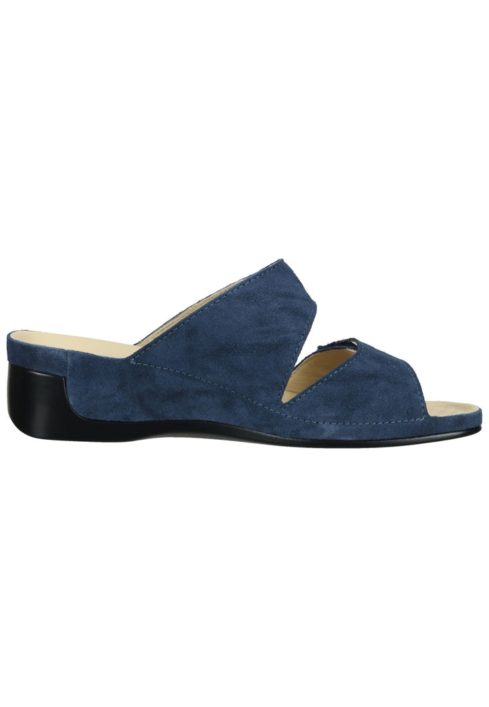 Vital Pantoletten Leder Blau