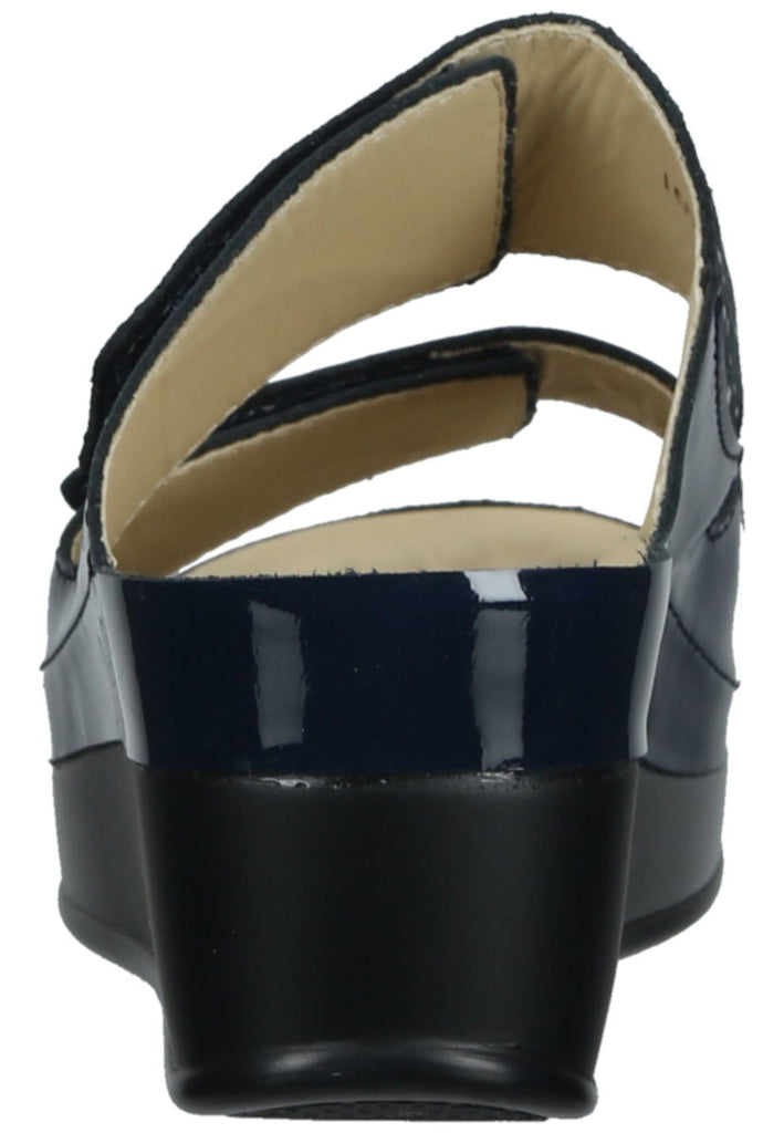 Vital Pantoletten Leder Blau