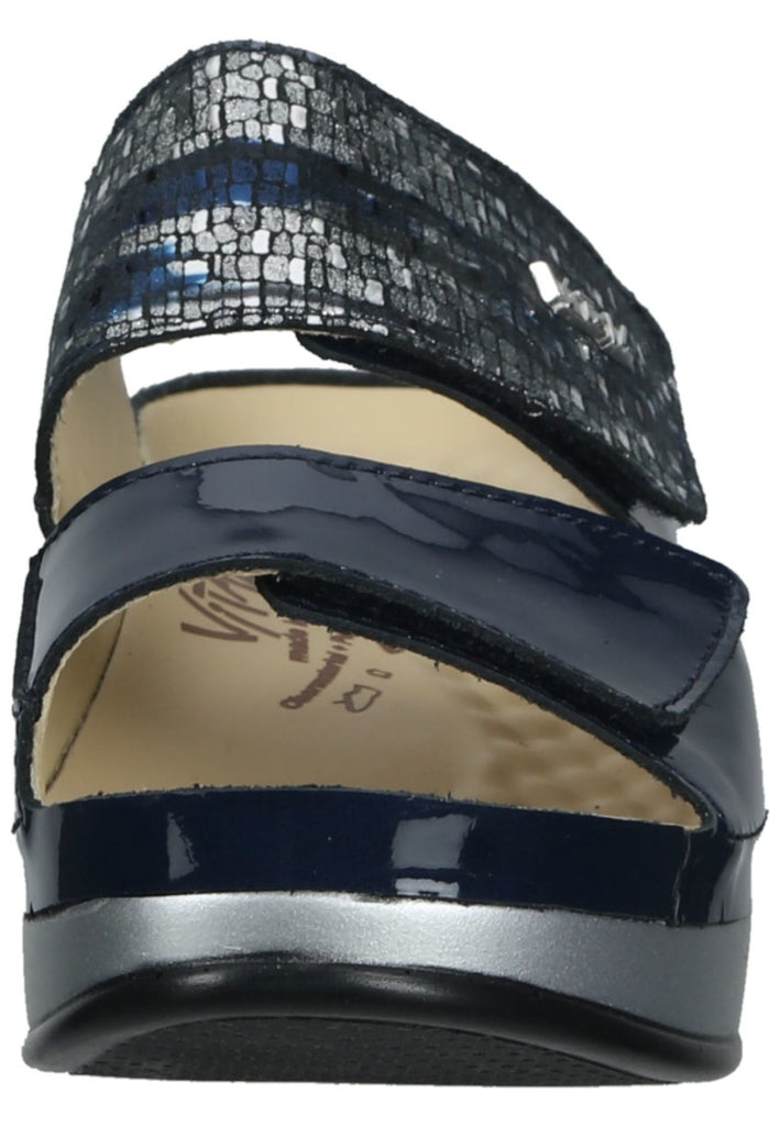 Vital Pantoletten Leder Blau