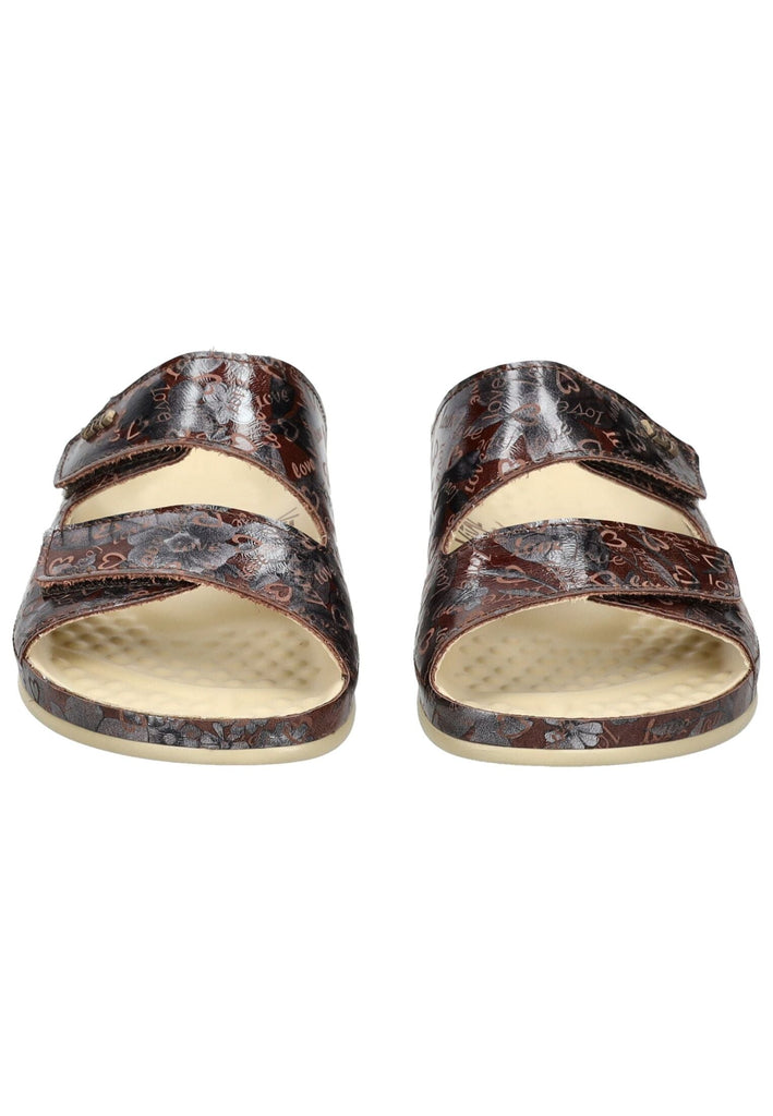 Vital Pantoletten Leder Braun