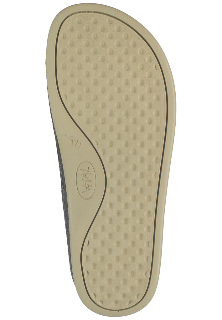 Vital Pantoletten Leder Bronze