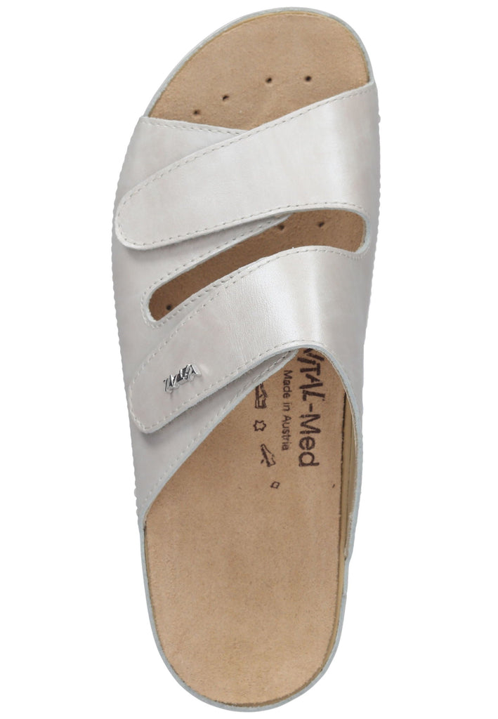 Vital Pantoletten Leder Creme