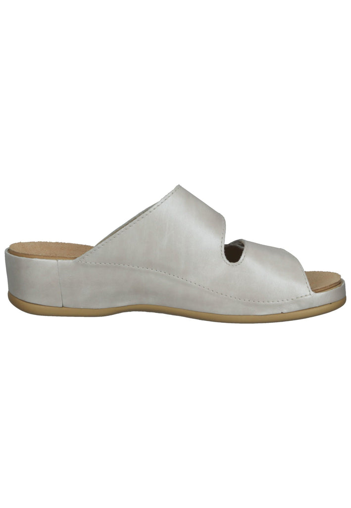 Vital Pantoletten Leder Creme