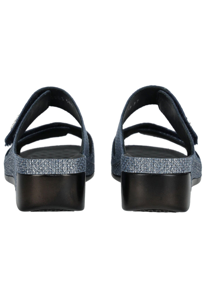 Vital Pantoletten Leder Dunkelblau