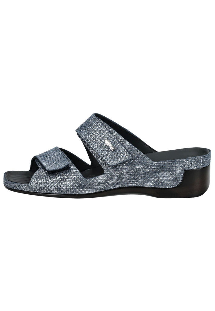 Vital Pantoletten Leder Dunkelblau