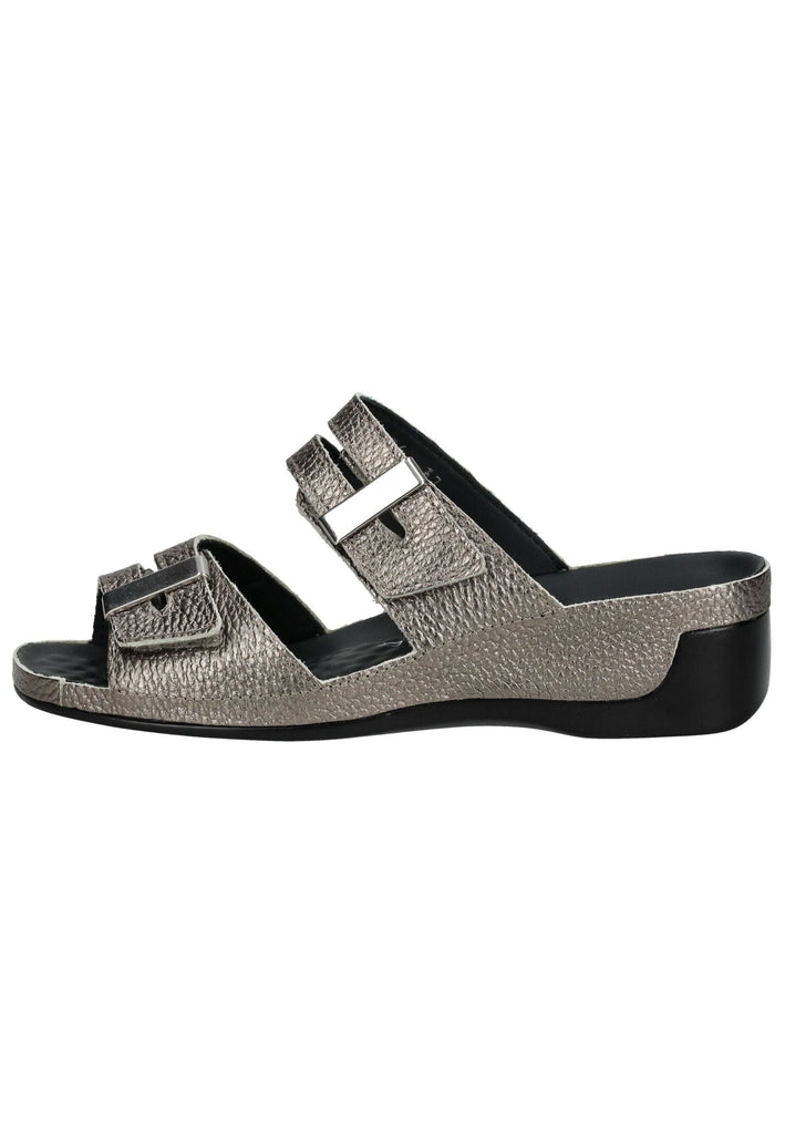 Vital Pantoletten Leder Gold